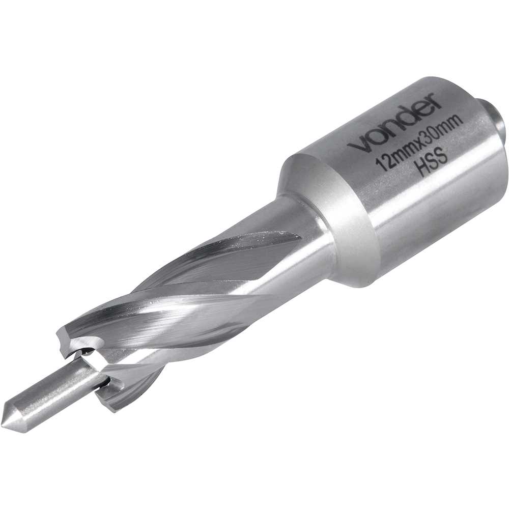 Broca anular, encaixe Weldon, 12 mm x 30 mm VONDER